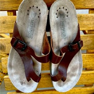 Mephisto leather sandals